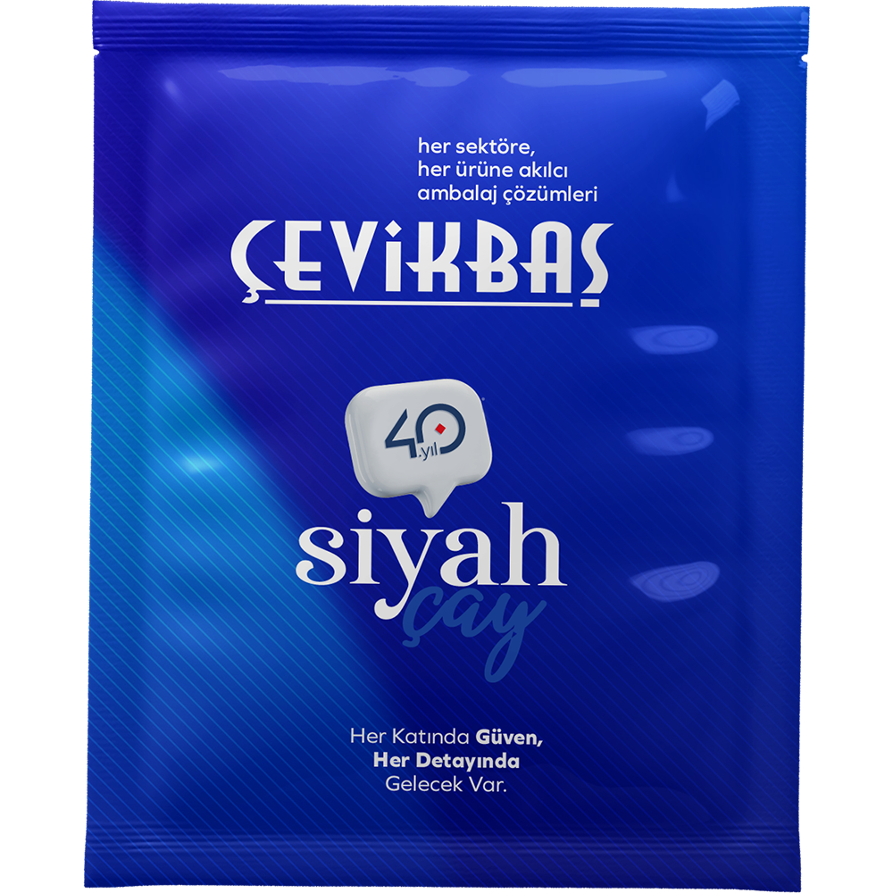 Siyah Çay Ambalajı