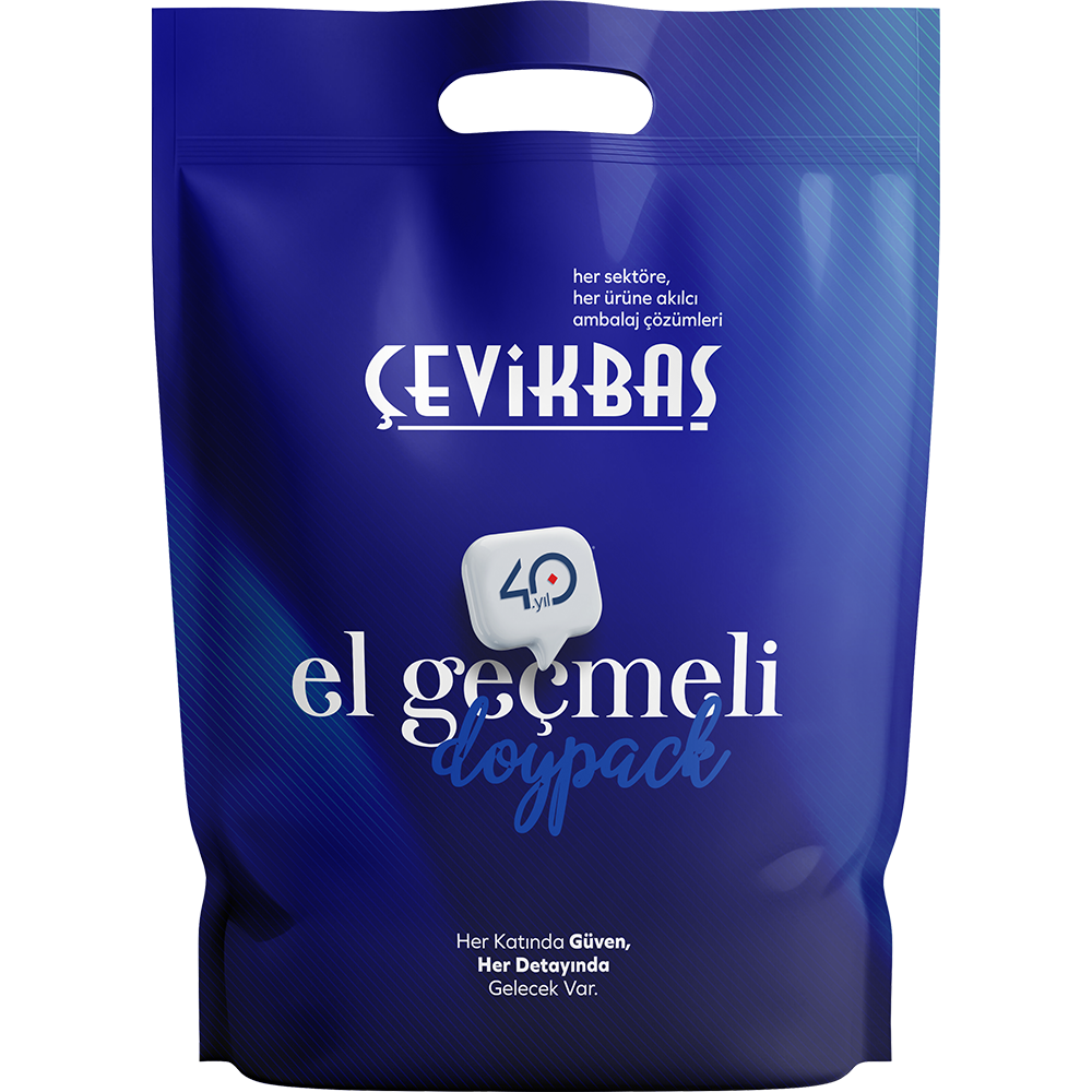 Kolay Taşıma El Geçmeli Doypack Ambalaj