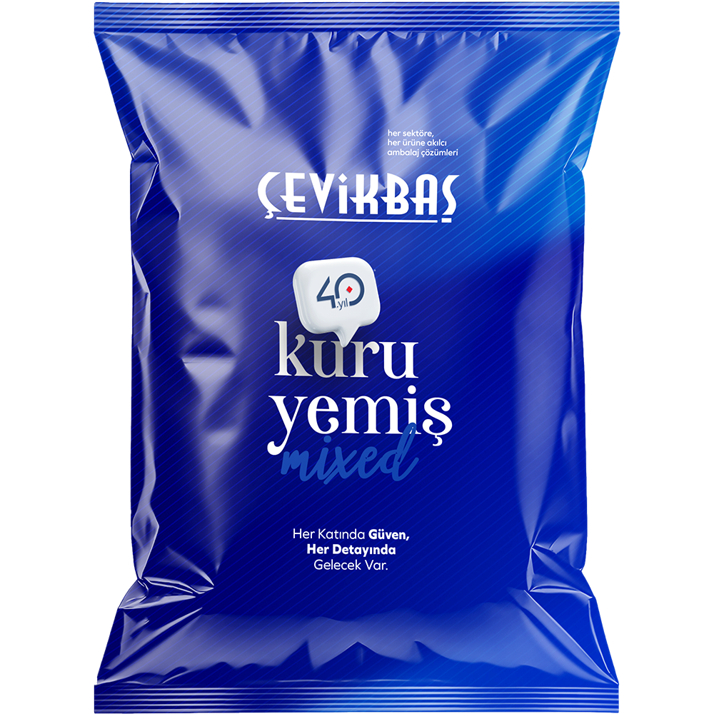 Kuruyemiş ve Çerezler Flowpack Ambalajı